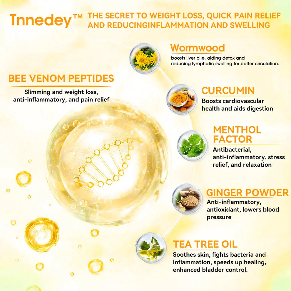Bee Venom Lymphatic Drainage & Slimming Foot Patches 🌿👣